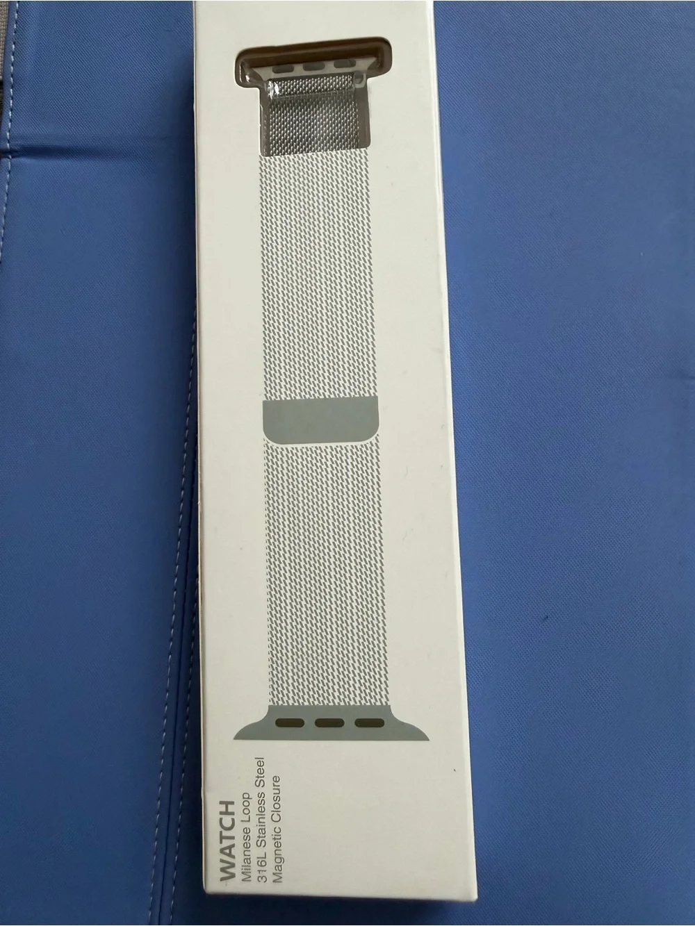 Silver Stainless Steel Milanese Loop Watch Band for Smartwatches